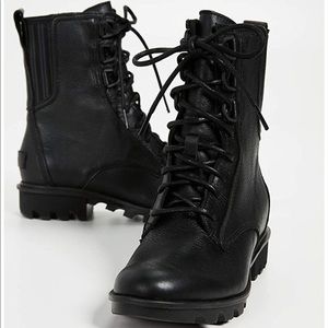Sorel, Black, Waterproof Phoenix LaceUp Boots BN💯